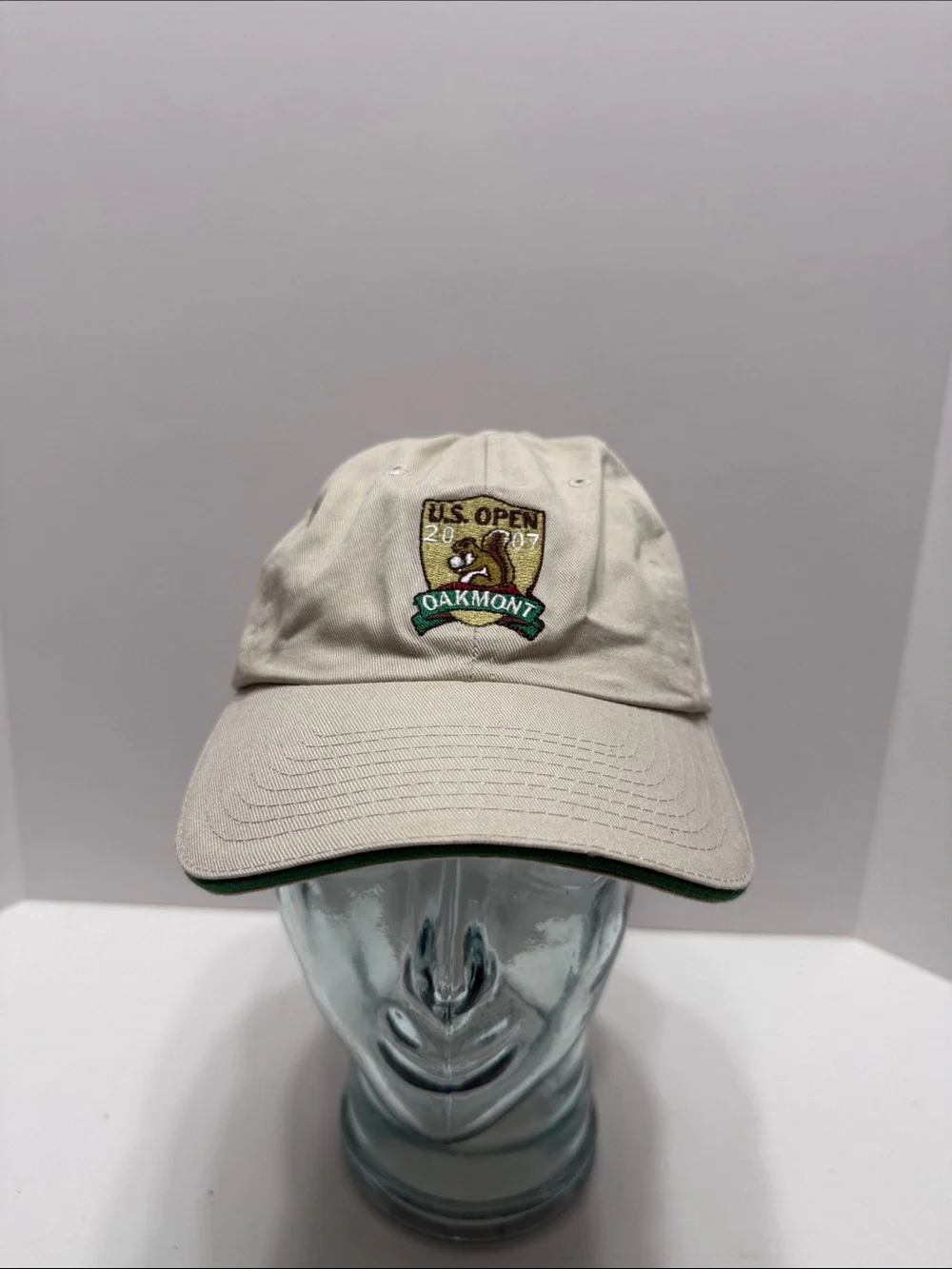 Oakmont 2007 US Open Crest Beige Baseball Cap